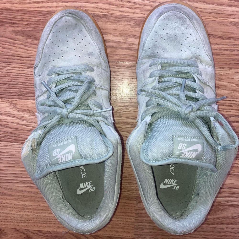 Nike Sb Dunk Low Island Green Jade Mens Size 11 Skated